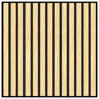 AKUSTIKPANEEL Eichefarben, Beige 2 Stück  - Eichefarben/Beige, KONVENTIONELL, Holz (52,5/52,5/1,65cm) - Novel