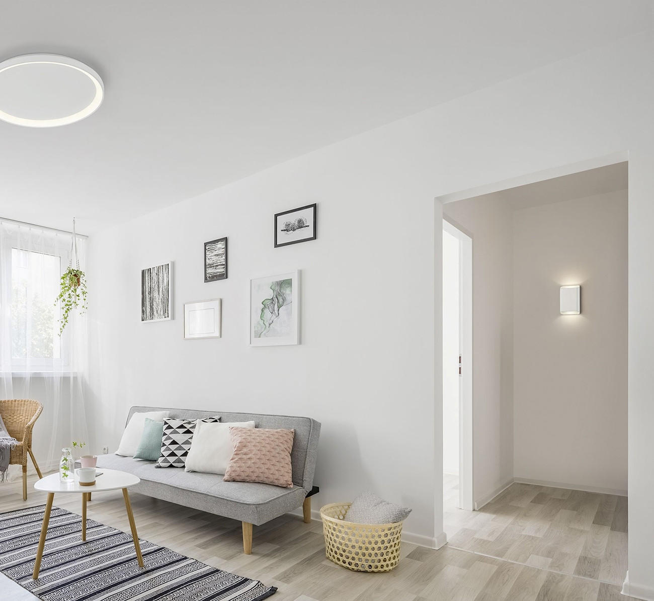 LED-WANDLEUCHTE TOCO 20/14.5/4.0 cm   - Weiß, MODERN, Metall (20/14.5/4.0cm) - Helestra