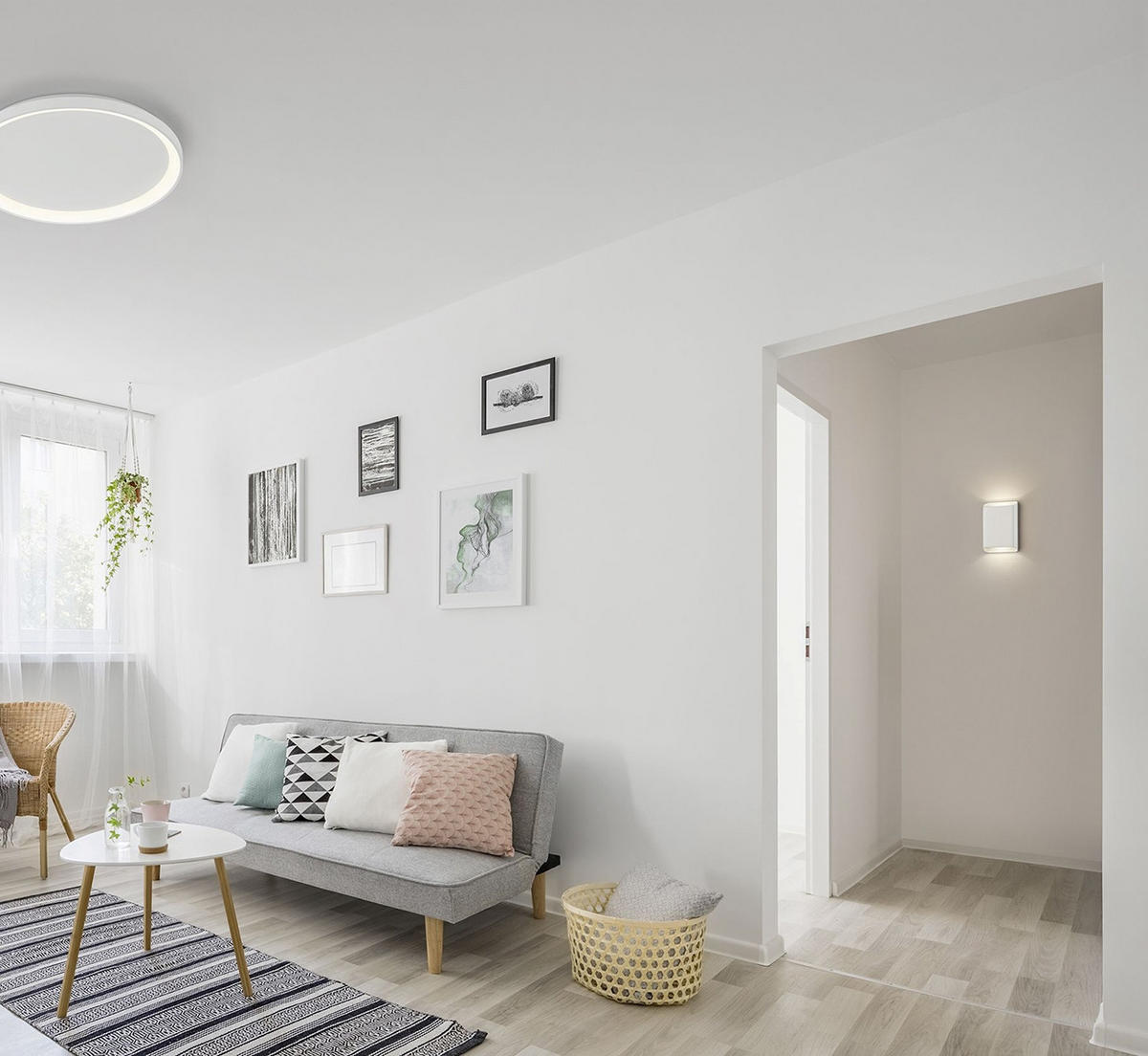 LED-WANDLEUCHTE TOCO 20/14.5/4.0 cm   - Weiß, MODERN, Metall (20/14.5/4.0cm) - Helestra
