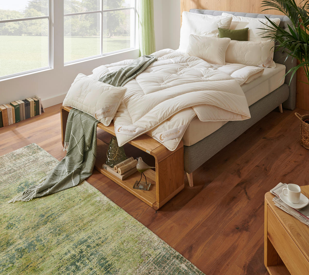 GANZJAHRESDECKE 140/200 cm DER KLEINE PRINZ  - Creme, Basics, Naturmaterialien (140/200cm) - Schlafmond