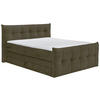 BOXSPRINGBETT 180/200 cm  in Schlammfarben  - Schlammfarben/Schwarz, Basics, Holzwerkstoff/Kunststoff (180/200cm) - Esposa
