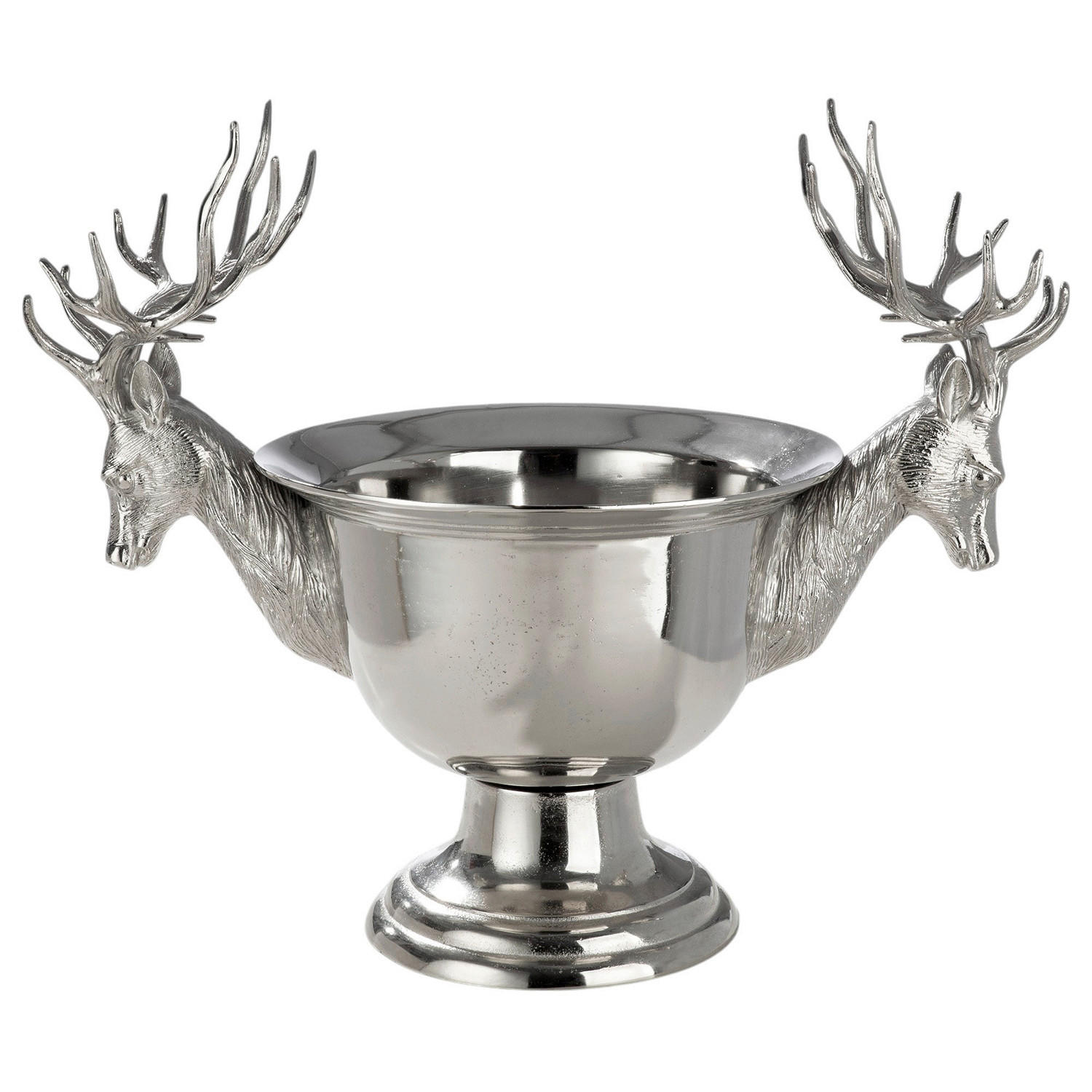 WEINKÜHLER - Silberfarben, LIFESTYLE, Metall (71,5/57,5/40cm)