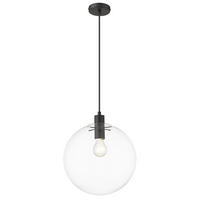 ZÁVĚSNÉ SVÍTIDLO, 30/155 cm  - černá, Konvenční, sklo (30/155cm)