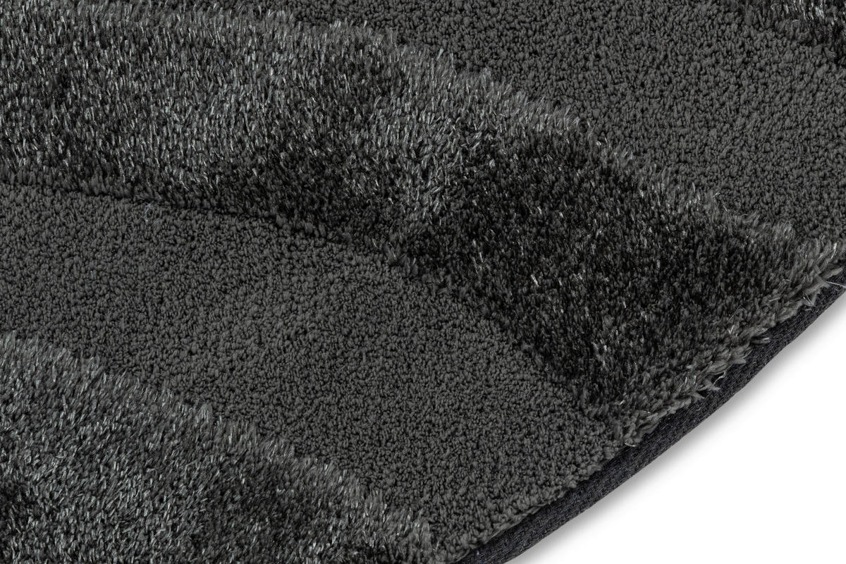 WEBTEPPICH 160 cm Blaze Anthrazit  - Anthrazit, Design, Textil (160cm) - Schöner Wohnen