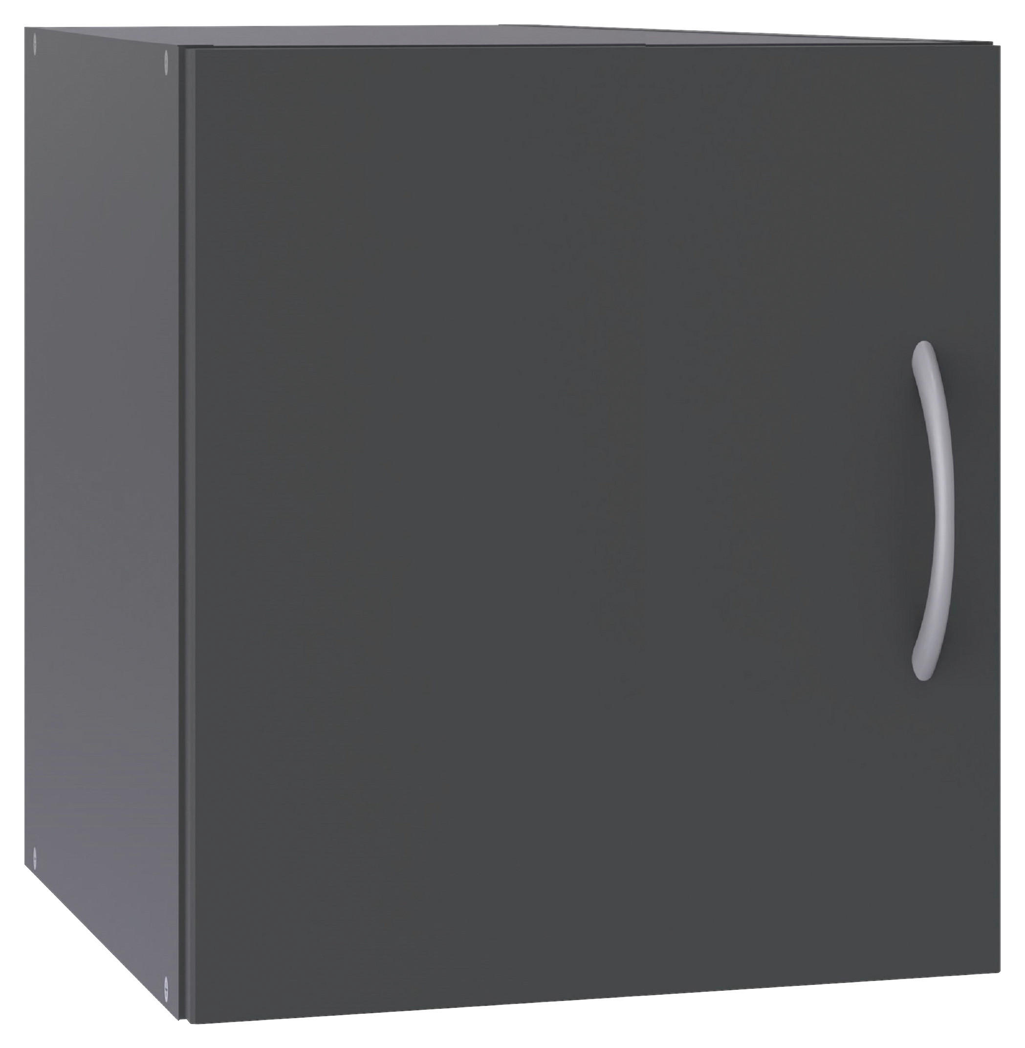 AUFSATZSCHRANK 50/40/40 cm  in  - Alufarben/Graphitfarben, KONVENTIONELL, Holzwerkstoff/Kunststoff (50/40/40cm) - Xora