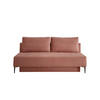 SCHLAFSOFA in Cord Rot, Koralle  - Koralle/Rot, Modern, Textil/Metall (198/90/100cm) - Livetastic