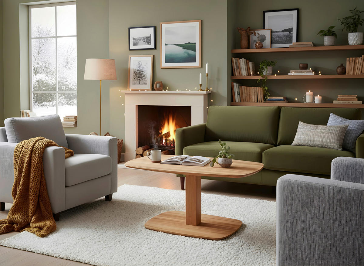 COUCHTISCH Buche Hartholz 110/65/48-67 cm organisch Buchefarben  - Buchefarben, Design, Holz (110/65/48-67cm) - Linea Natura