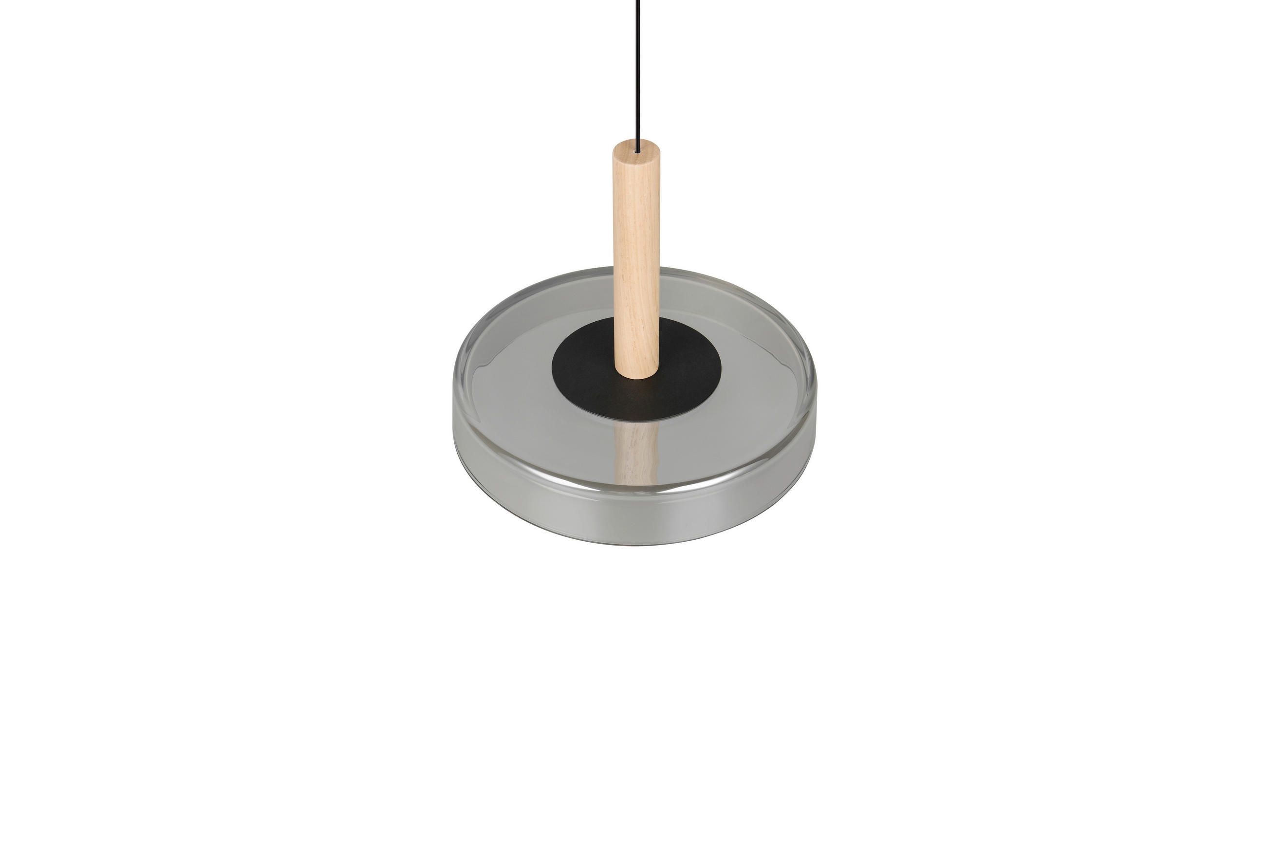 Trio Leuchten Led-Pendelleuchte Celeste Grau, Schwarz 200 cm