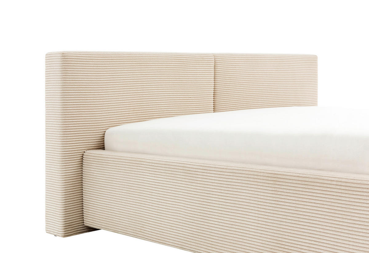 POLSTERBETT 140/200 cm  in Beige  - Beige, Basics, Textil (140/200cm) - Xora