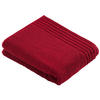 BADETUCH Vienna Style Supersoft Dunkelrot 80/160 cm  - Dunkelrot, Basics, Textil (80/160cm) - Vossen