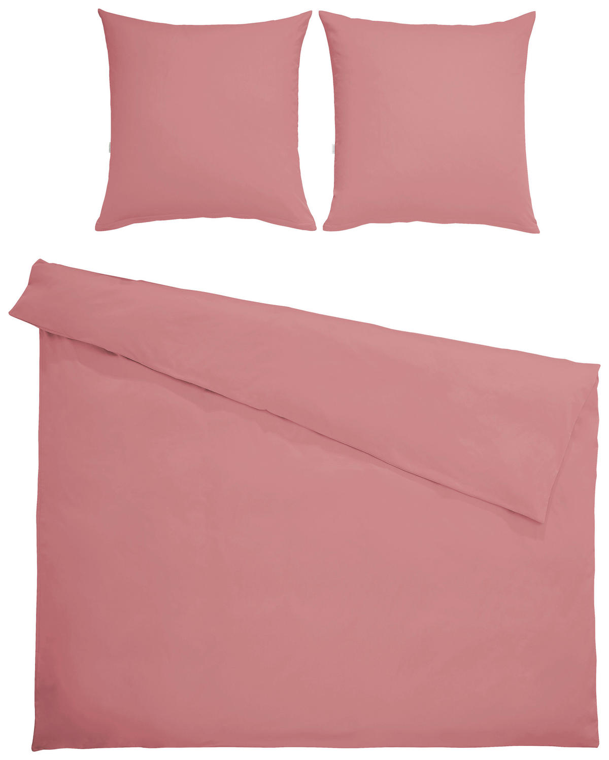BETTWÄSCHE Satin 200/200 cm  - Pink, KONVENTIONELL, Textil (200/200cm) - Bio:Vio