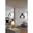 TAKLAMPA - brun, Natur, metall/glas (60/200cm) - NOVEL