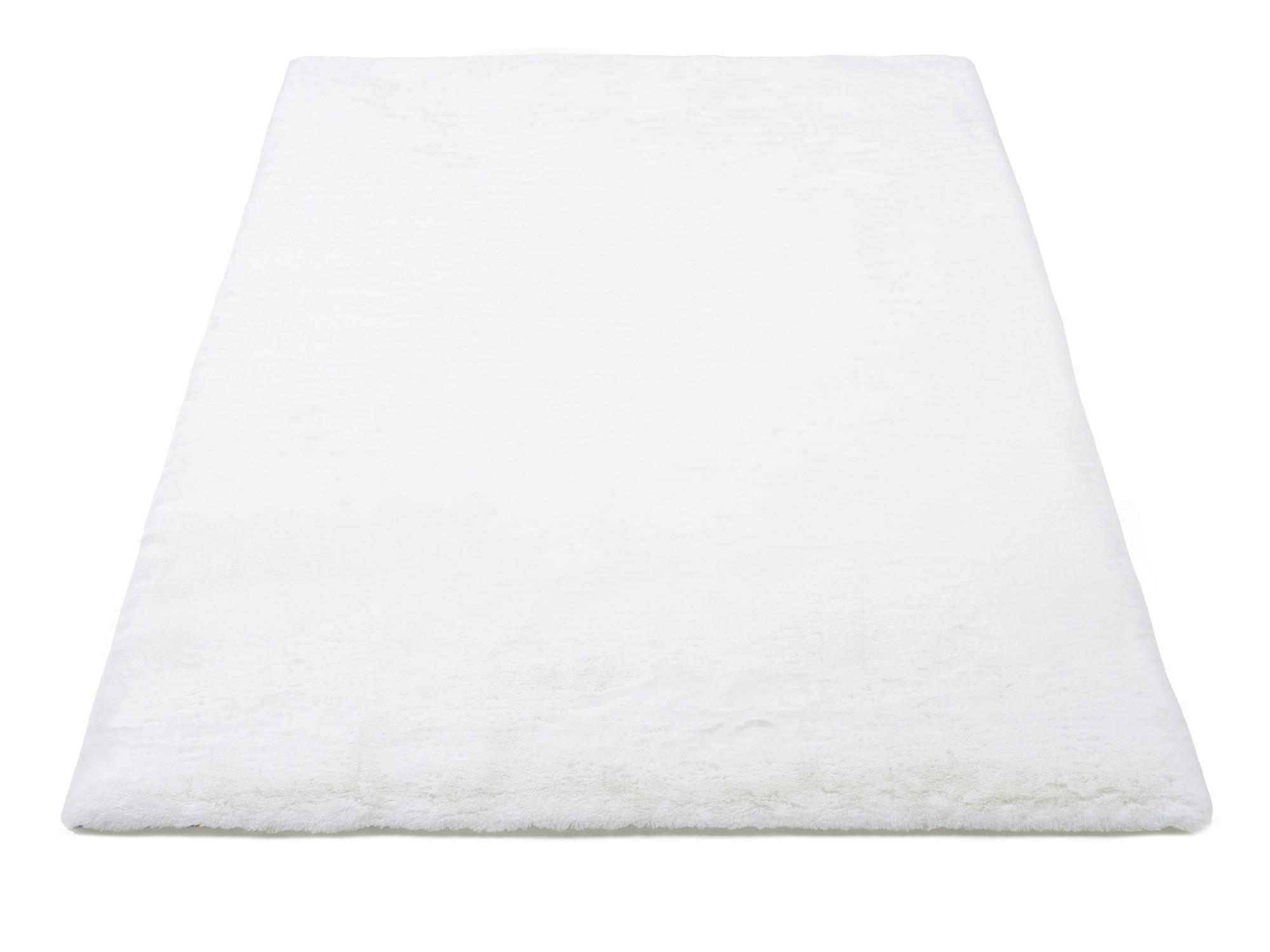 HOCHFLORTEPPICH 80/150 cm Silky Haven Creme, Weiß  - Creme/Weiß, Basics, Textil (80/150cm)
