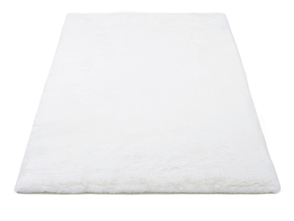 HOCHFLORTEPPICH 200/290 cm Silky Haven Creme, Weiß  - Creme/Weiß, Basics, Textil (200/290cm)