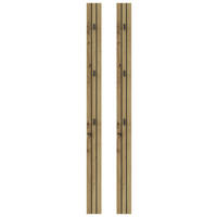 GARDEROBENPANEEL 2 Stück  in 13/160/1,6 cm  - Schwarz/Eiche Artisan, MODERN, Holzwerkstoff (13/160/1,6cm) - Xora