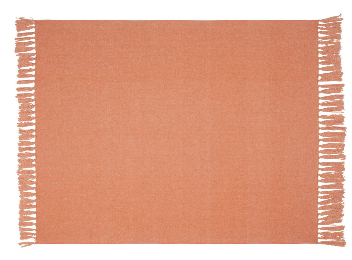 DEKA, polyester, 127/152 cm - oranžová, Basics, textil (127/152cm) - Novel