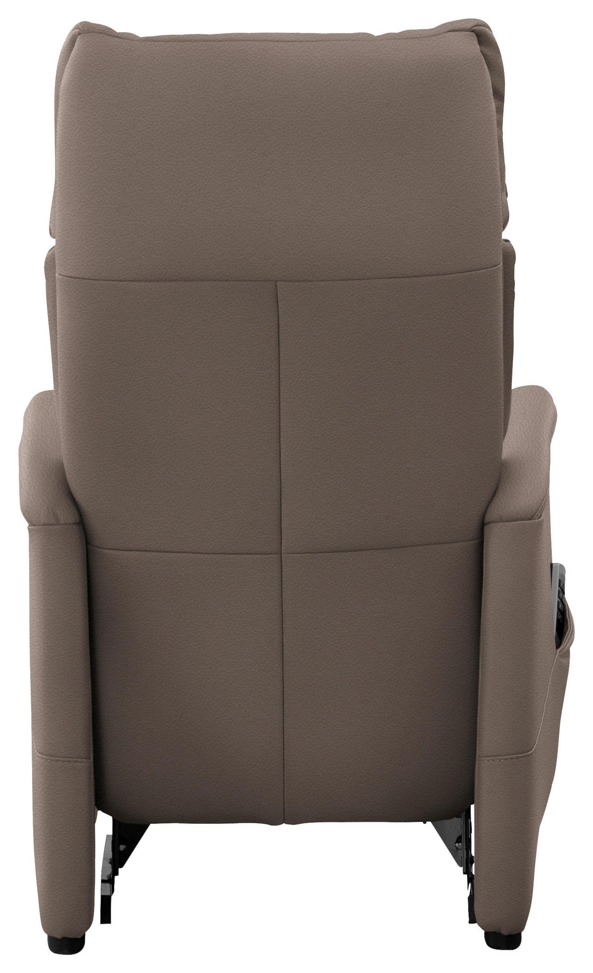 FAUTEUIL DE TÉLÉVISION in Fango  - Fango/Schwarz, Konventionell, Leder/Kunststoff (69/109/83cm) - Cantus