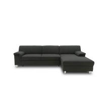 Freisteller von MID.YOU ECKSOFA Schwarz Webstoff.