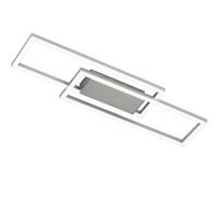 LED-DECKENLEUCHTE Seth 70/19/4,5 cm   - Alufarben, Design, Metall (70/19/4,5cm) - Fischer & Honsel