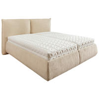 POLSTERBETT 180/200 cm, {[inkl. ],item.attr('349-543'),[, ]} - Sandfarben/Schwarz, Design, Holz/Kunststoff (180/200cm) - Voleo