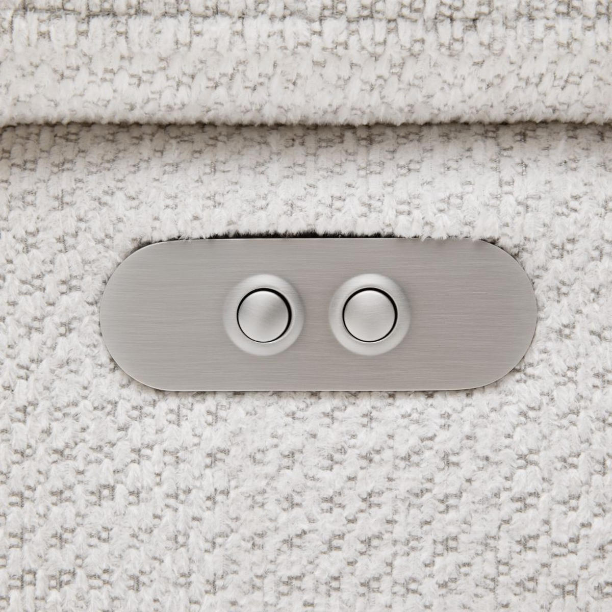 HÖRNSOFFA i chenille, vävt tyg gråvit  - gråvit/svart, Modern, textil/plast (206/283cm) - MID.YOU