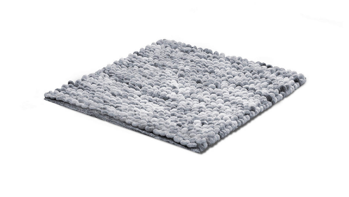 BIDET-VORLEGER Grau 50/60 cm  - Grau, KONVENTIONELL, Kunststoff/Textil (50/60cm) - Grund