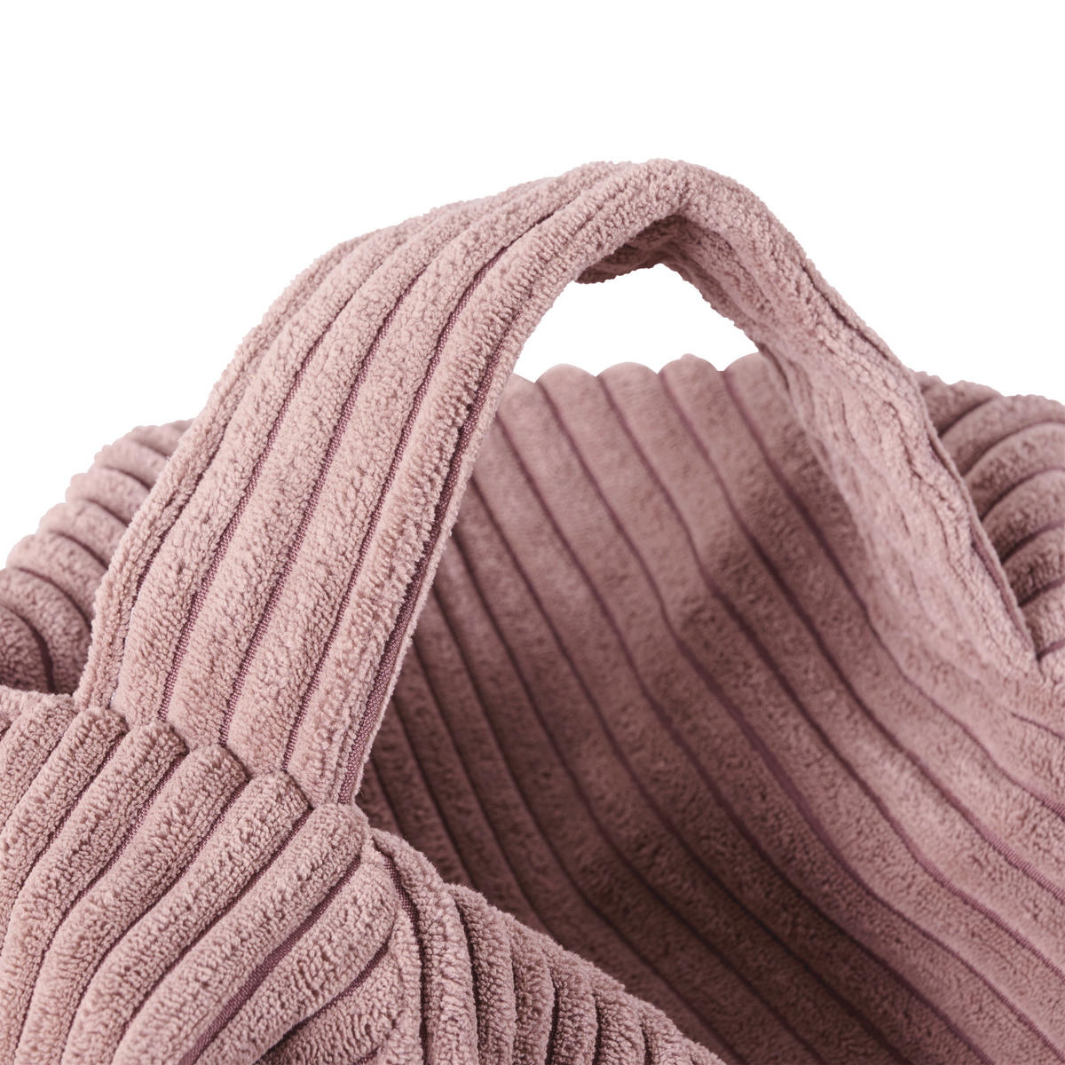 SITZSACK Cord 190 L  - Rosa, Trend, Textil (80/85/80cm) - Livetastic