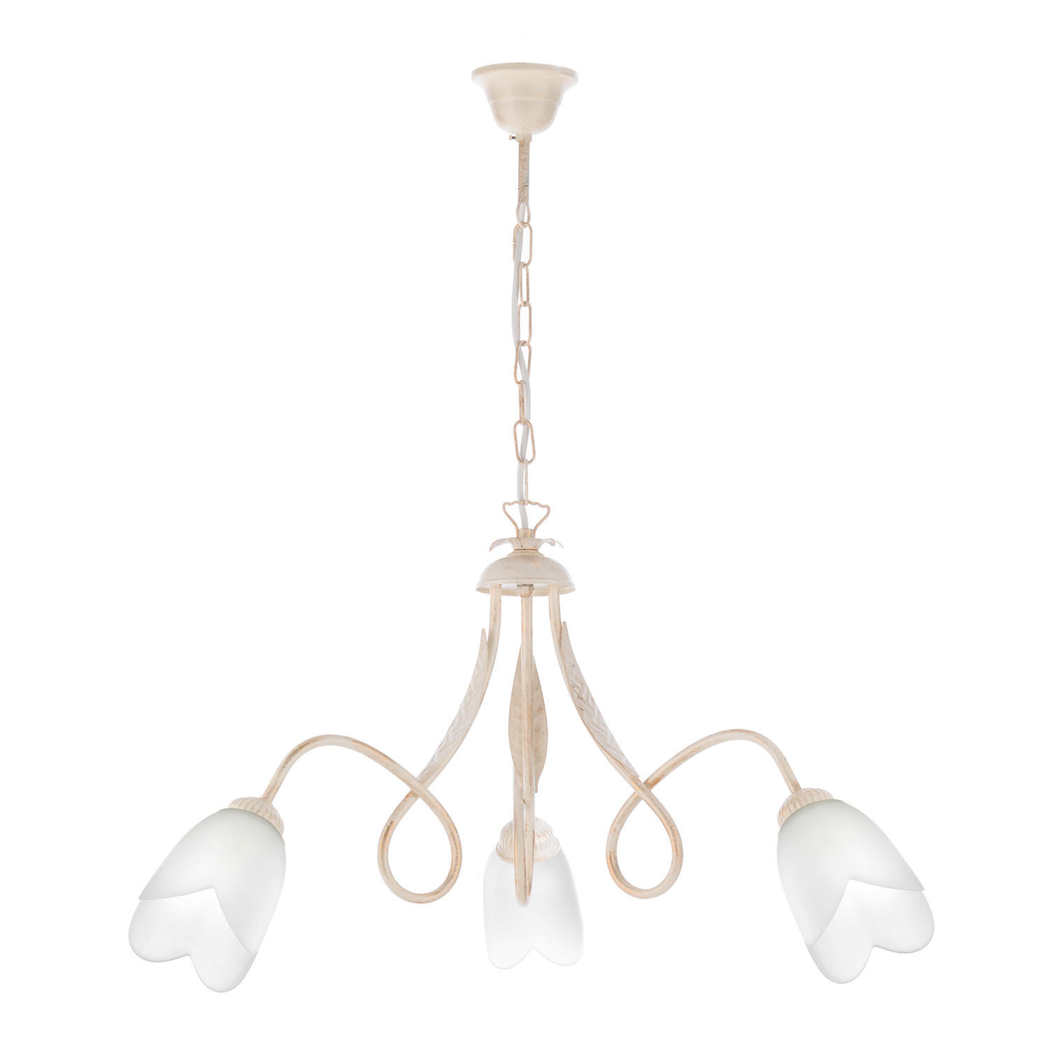 KRONLEUCHTER 65/82 cm   - Bronzefarben, KONVENTIONELL, Glas/Metall (65/82cm)
