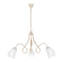 KRONLEUCHTER 65/82 cm   - Bronzefarben, KONVENTIONELL, Glas/Metall (65/82cm)