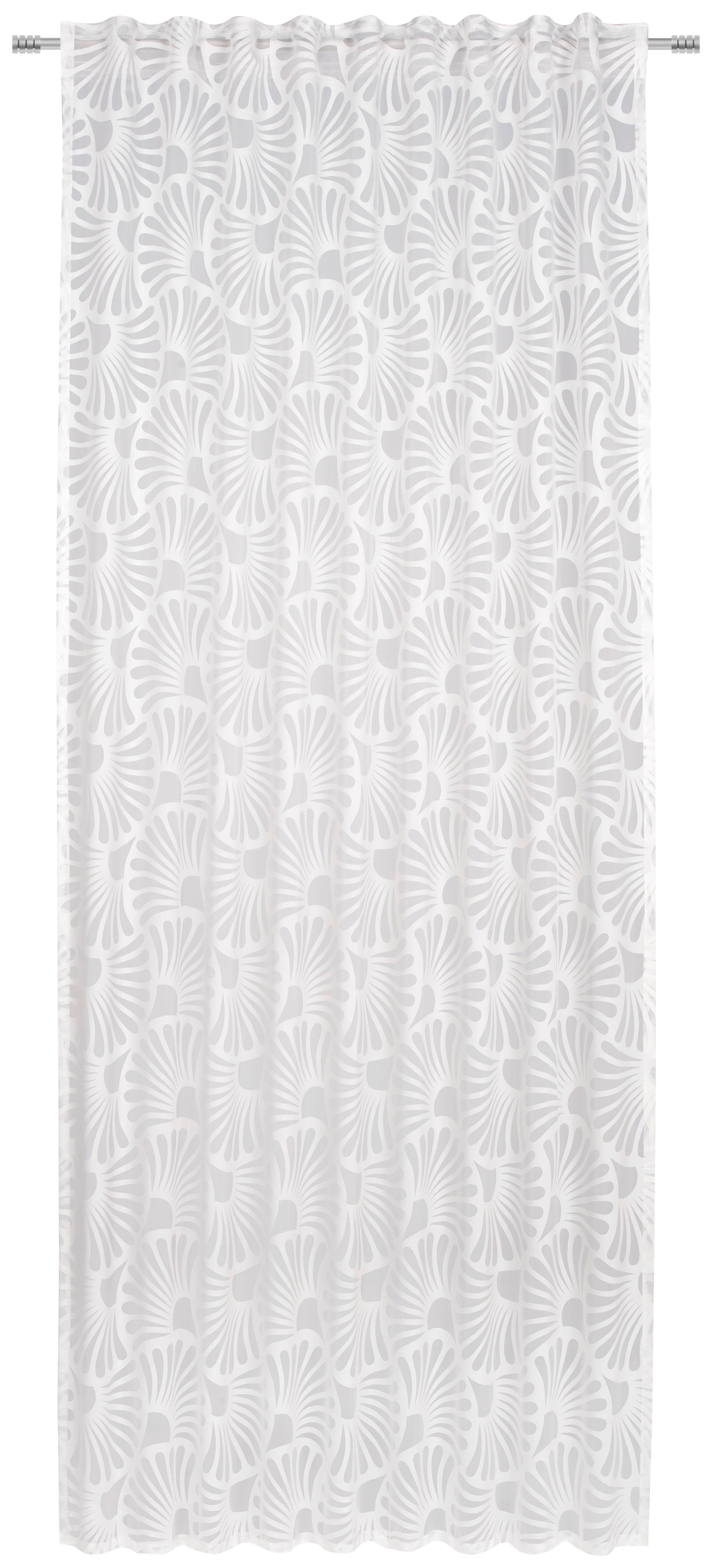 FERTIGVORHANG FABIA halbtransparent 140/245 cm   - Weiß, Design, Textil (140/245cm) - Esposa