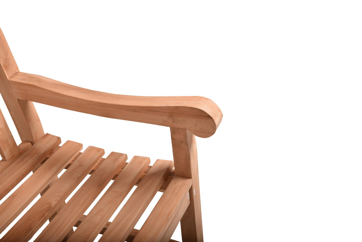 GARTENBANK 66/92/120 cm  in Braun  - Braun/Teakfarben, MODERN, Holz (66/92/120cm) - Gardenson