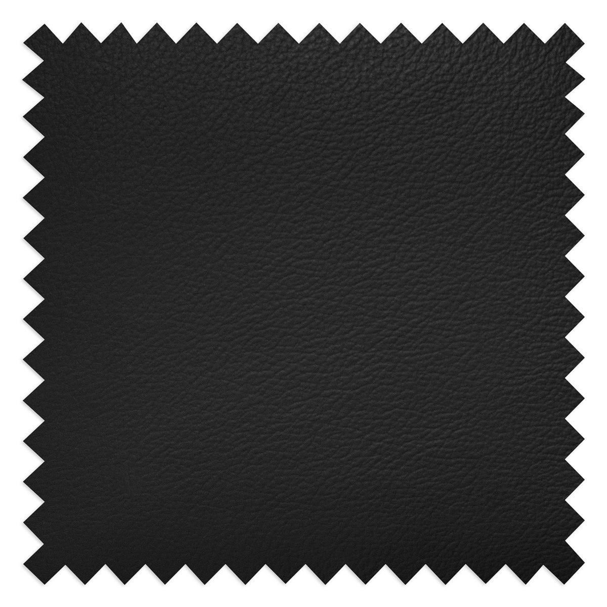 KOPFSTÜTZE - Schwarz, Design, Leder/Textil (43/18/15cm) - Livetastic