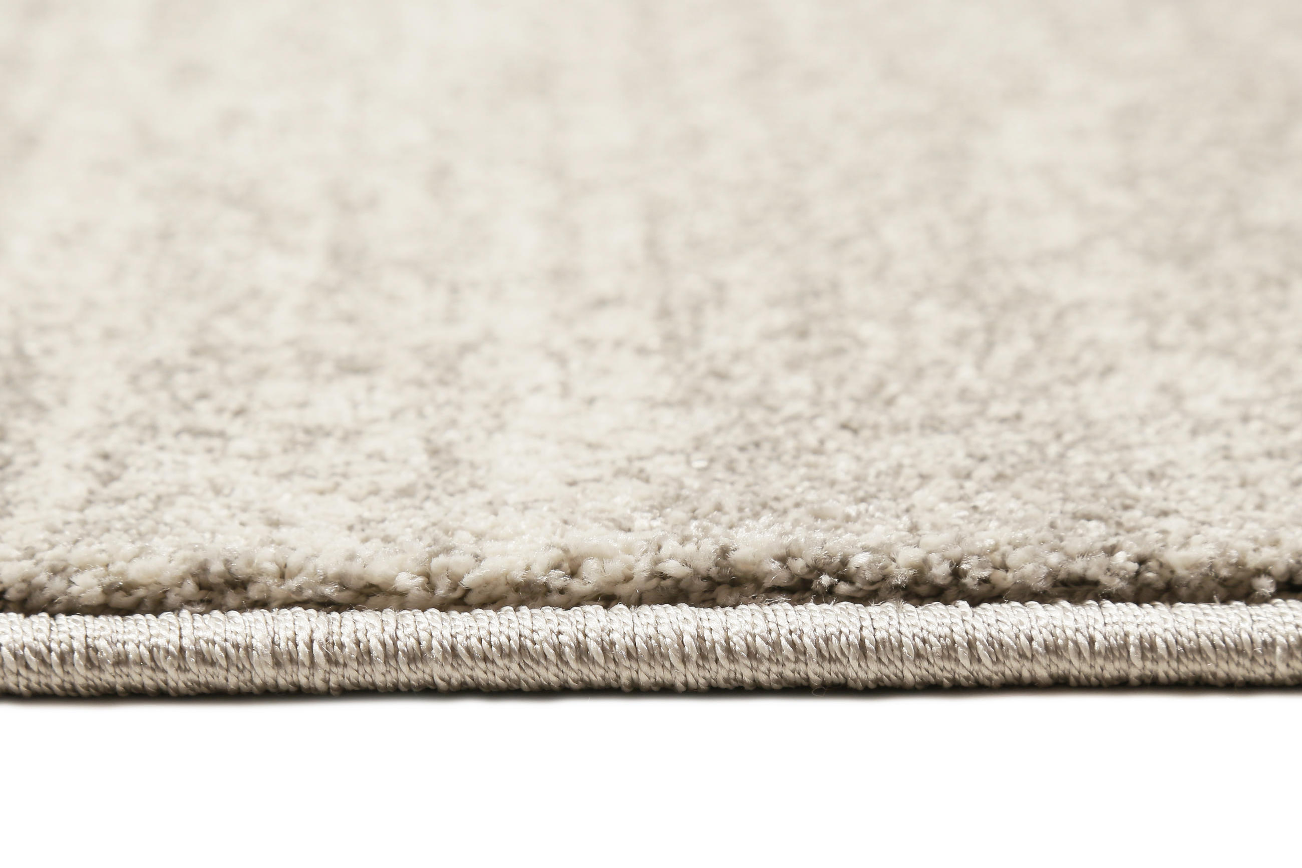 Thumbnail - Novel Webteppich Island Beach, Grau, Hellgrau, Textil, Uni, rechteckig, 80x150 cm, Textiles Vertrauen - Oeko-Tex®, Hohen...