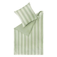 BETTWÄSCHESET Schöner Wohnen - Fellow khaki Satin 160/210 cm  70 cm/50 cm  - Khaki/Grün, Basics, Textil (160/210cm) - Schöner Wohnen