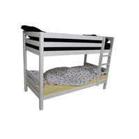 POSCHODOVÁ POSTEĽ 90/200 cm, biela - biela, Konventionell, drevo (90/200cm) - Linea Natura