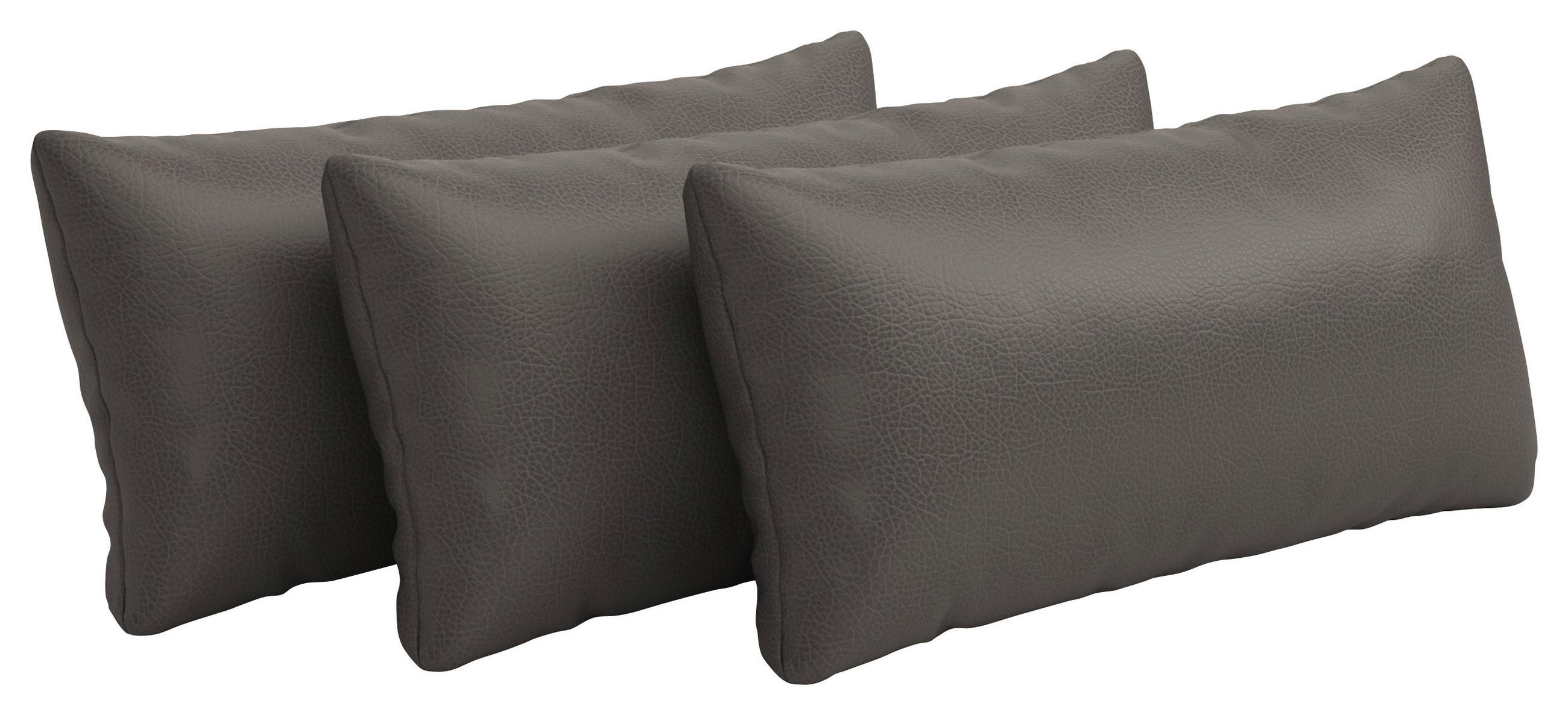 NIERENKISSEN  - Mokka, Konventionell, Leder (65/25cm) - Sit & More