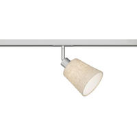 SCHIENENSYSTEM M6 Licht 11/23,00 cm   - Sandfarben/Silberfarben, Basics, Textil/Metall (11/23,00cm) - Fischer & Honsel