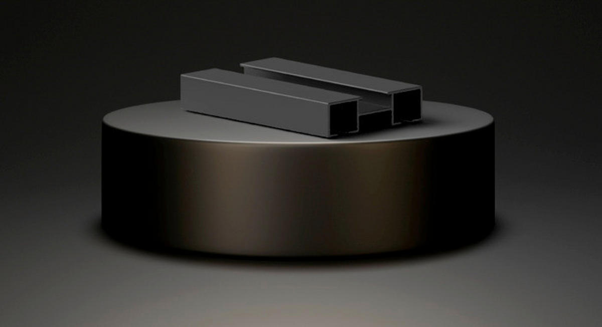 VODILO ZA ZAVESE      črna  - črna, Basics, kovina (150/5,3/1cm) - Gardinia