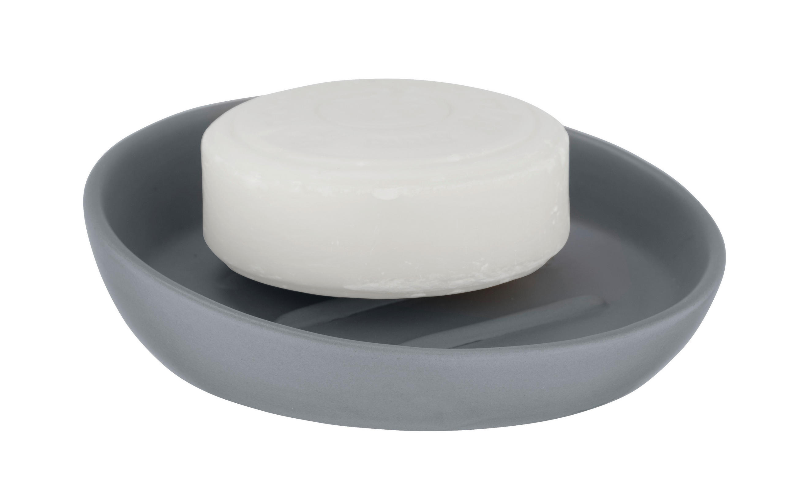SEIFENSCHALE Keramik  - Grau, Basics, Keramik (11,5/3/11,5cm) - Wenko