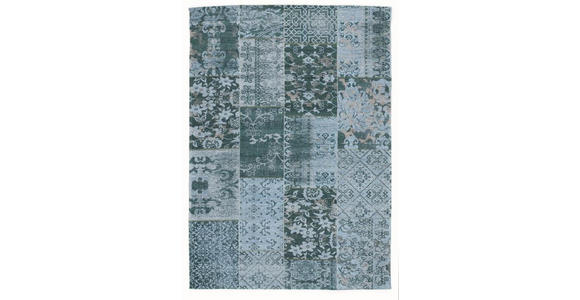 VINTAGE-TEPPICH 40/60 cm Alanis Allover  - Türkis, Design, Textil (40/60cm) - Novel