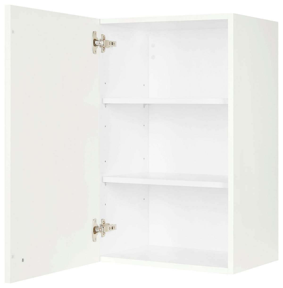 KÜCHENOBERSCHRANK 45/72/35 cm  in Weiß  - Schwarz/Weiß, MODERN, Holzwerkstoff/Metall (45/72/35cm) - Nobilia