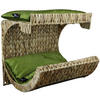 WANDMULDE KATZENBETT - Naturfarben/Olivgrün, KONVENTIONELL, Naturmaterialien (40/33/35cm)