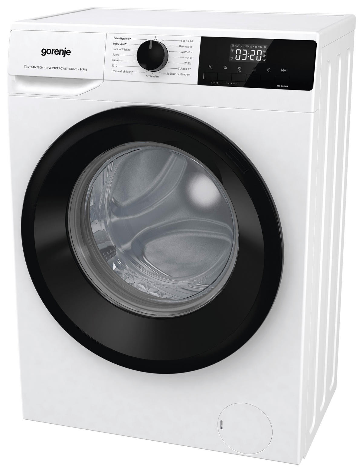 WASCHMASCHINE WNHEI74SAPS  - Weiß, MODERN, Glas/Kunststoff (59,5/85/47cm) - Gorenje