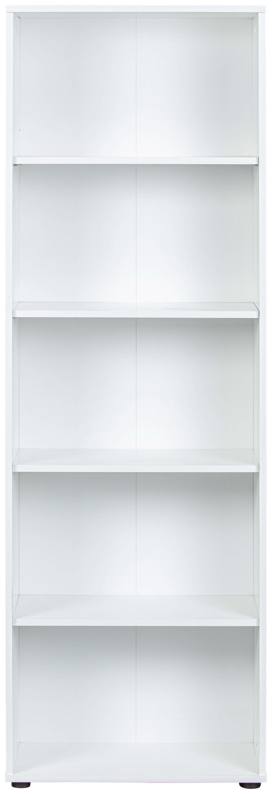 REGÁL, bílá, 60/180/30 cm - bílá/černá, Basics, kompozitní dřevo/plast (60/180/30cm) - MID.YOU