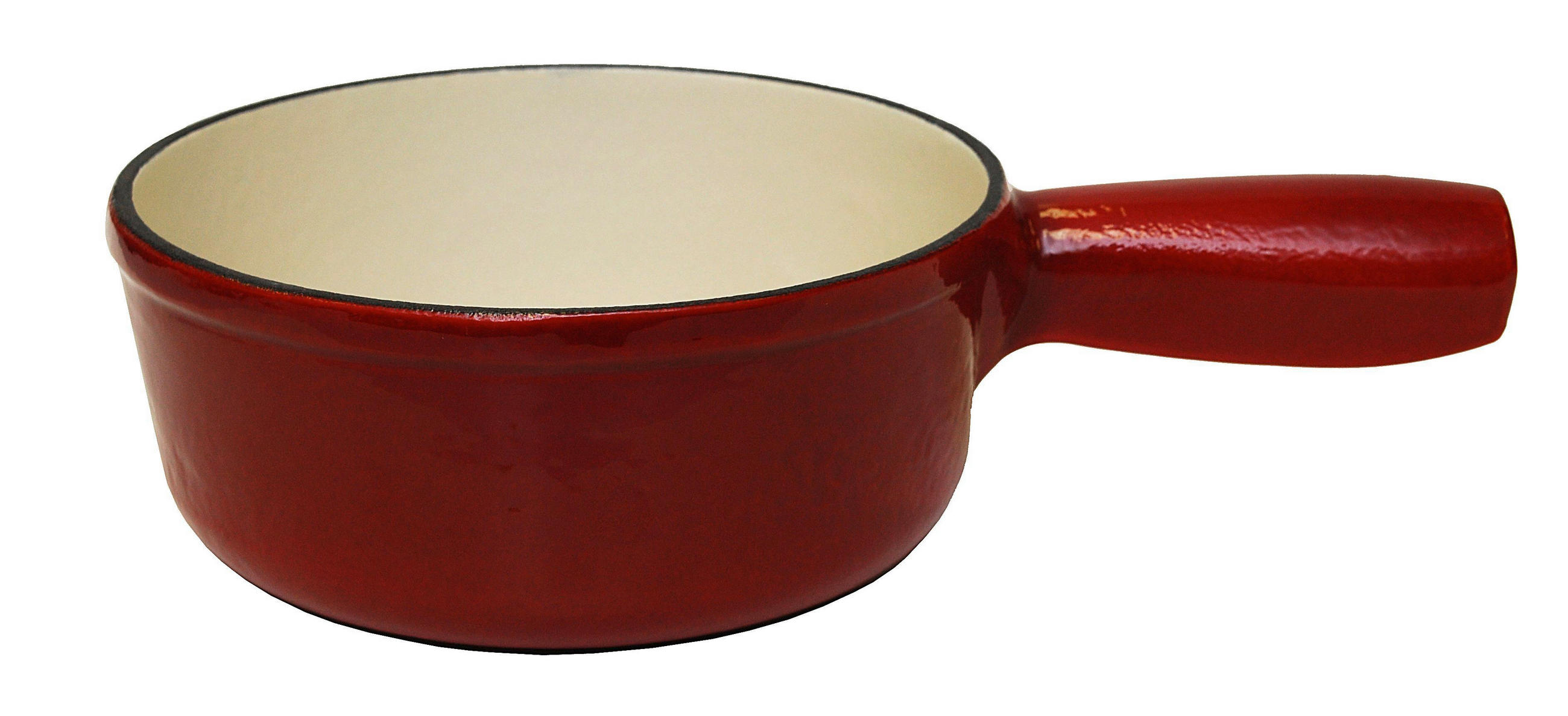 FONDUEPFANNE Heidi Cheese Line  - Weiss/Rot, Basics, Metall (17cm) - Heidi Cheese Line