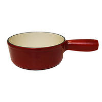 FONDUEPFANNE Heidi Cheese Line  - Weiss/Rot, Basics, Metall (17cm) - Heidi Cheese Line