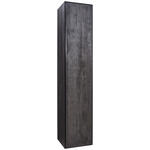 SCHRANK in Eichefarben  - Eichefarben/Anthrazit, Natur, Holz/Metall (42/205,5/39,5cm) - Valnatura