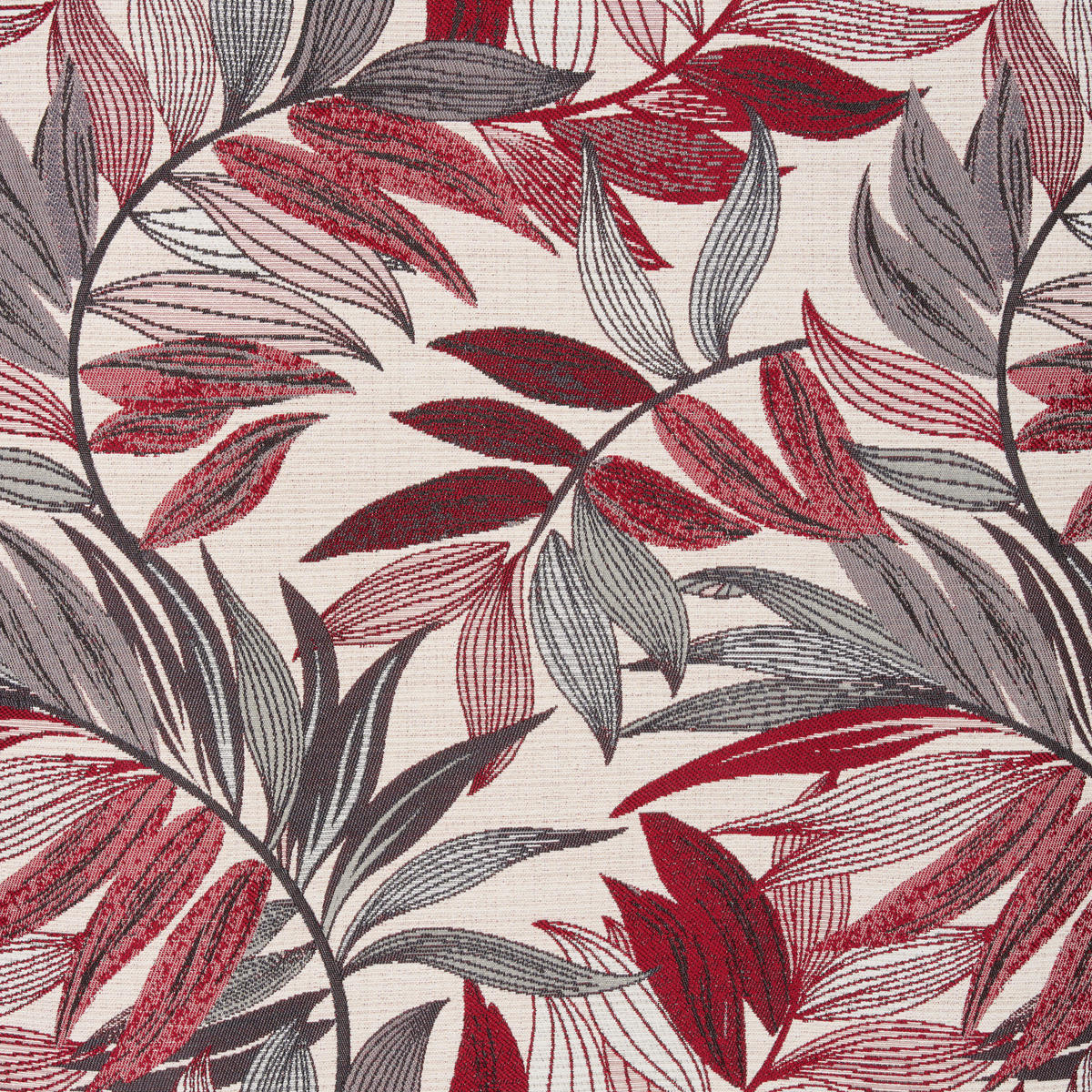 FERTIGVORHANG  blickdicht   135/245 cm  - Rot, Natur, Textil (135/245cm) - Esposa