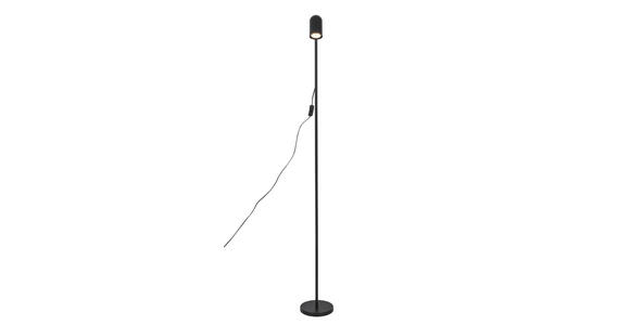 STEHLEUCHTE 35,5/18/154,50 cm    - Schwarz, Trend, Kunststoff/Metall (35,5/18/154,50cm) - Novel