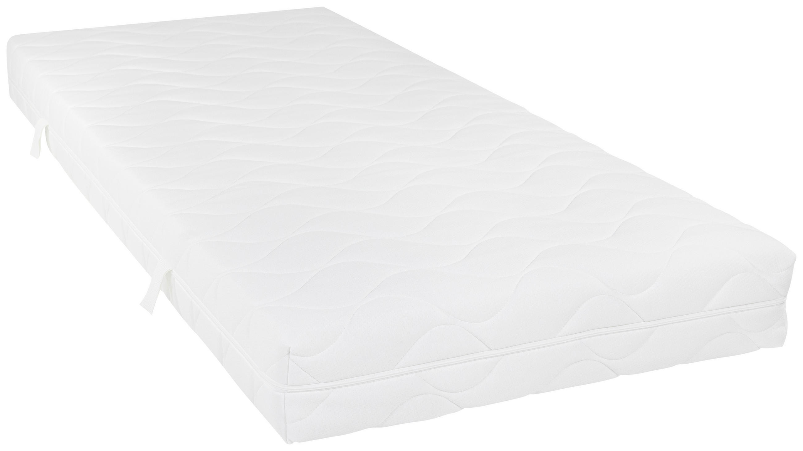 TASCHENFEDERKERNMATRATZE PHB COMFORT H2, 100/200 cm, Höhe ca.: 17 cm, H2 = mittel,  - Weiß, MODERN, Textil (100/200cm) - Livetastic